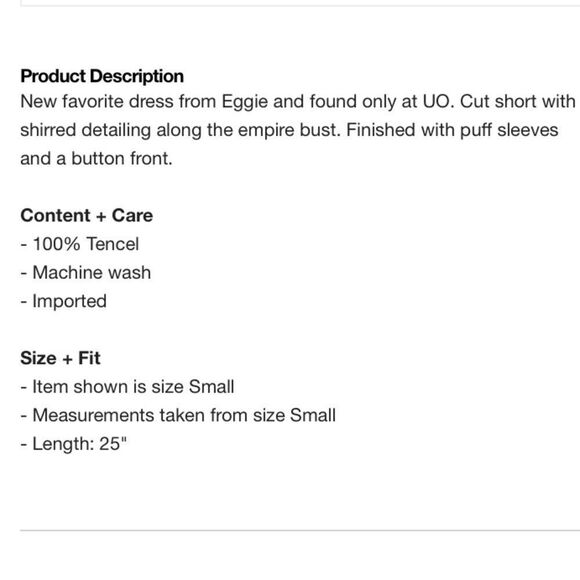 Urban Outfitters x Eggie Dahlia Mini Dress size S - Picture 16 of 16